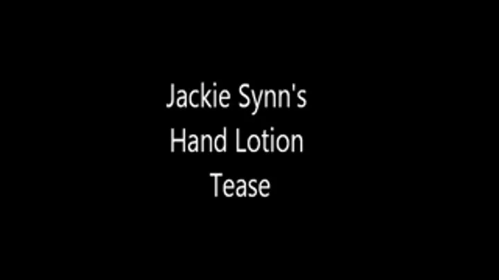 Hand Lotion Tease