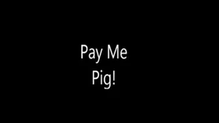 Pay Me Pig!