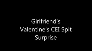 Girlfriend's Valentine's CEI Spit Surprise