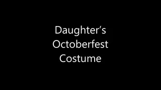 Step-Daughter's Octoberfest Costume