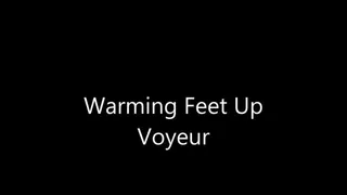 Warming Feet Up Voyeur