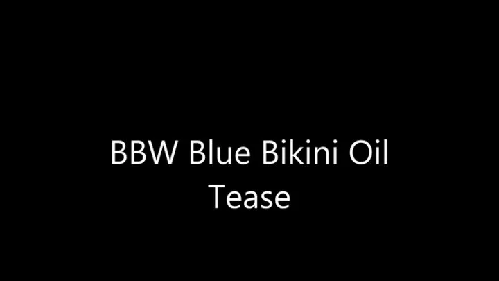 BBW Blue Bikini Oil Tease