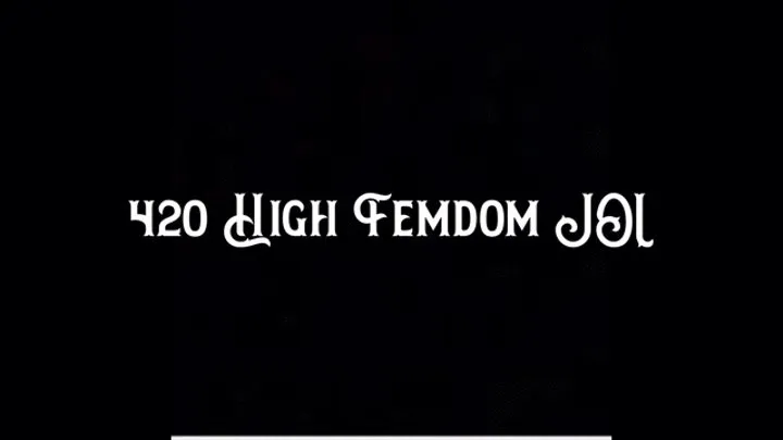 High Femdom JOI