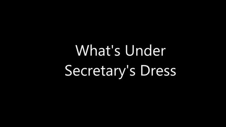 What's Under Secretary's Dress