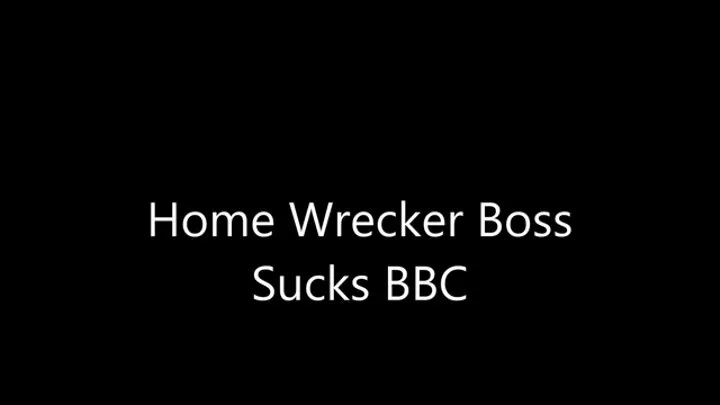 Home Wrecker Boss Sucks BBC