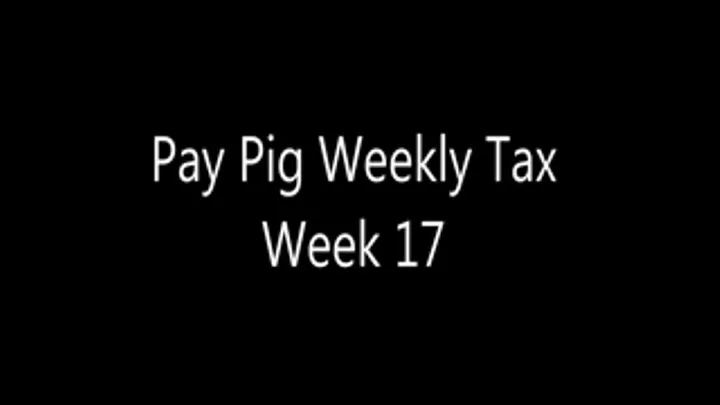 Pay Pig Weekly Tax Week 17