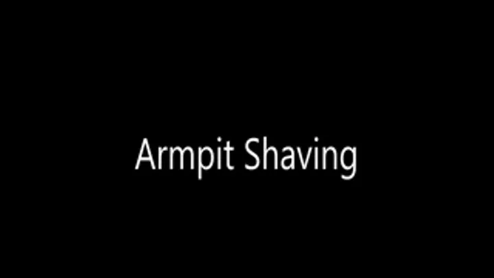 Armpit Shaving