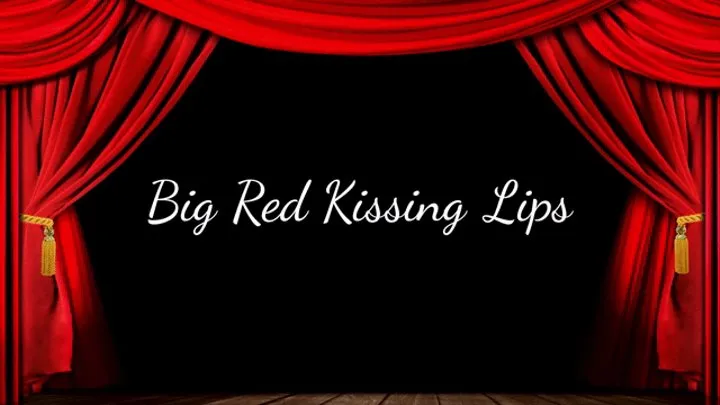 Big Red Kissing Lips