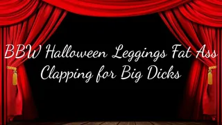 BBW Halloween Leggings Fat Ass Clapping for Big Dicks