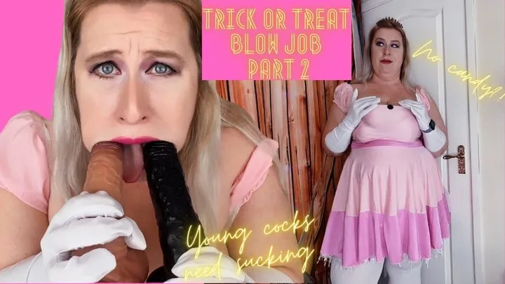 Trick or Treat Blowjob Part 2