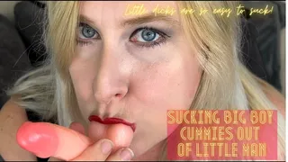 Sucking Big Boy Cummies Out of Little Man