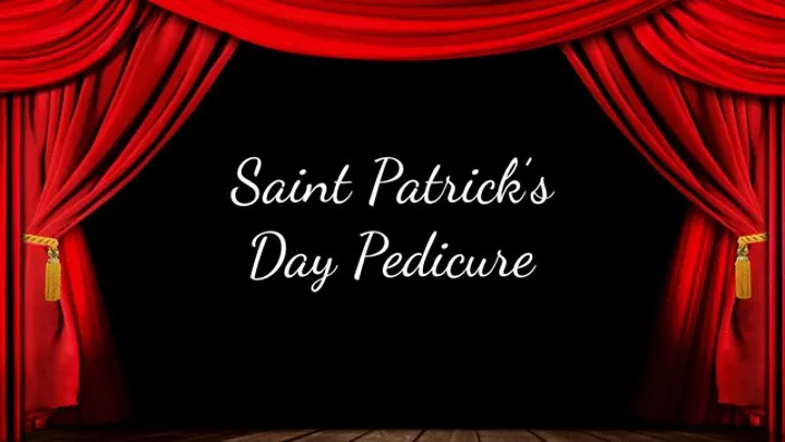 Saint Patrick's Day Pedicure