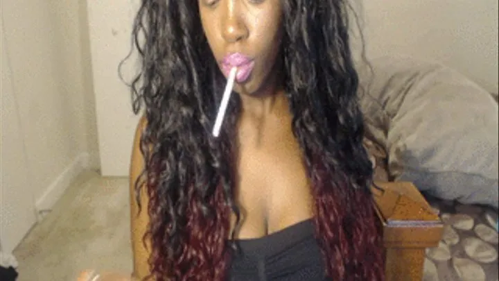 Candis Banks ignoring smoking session