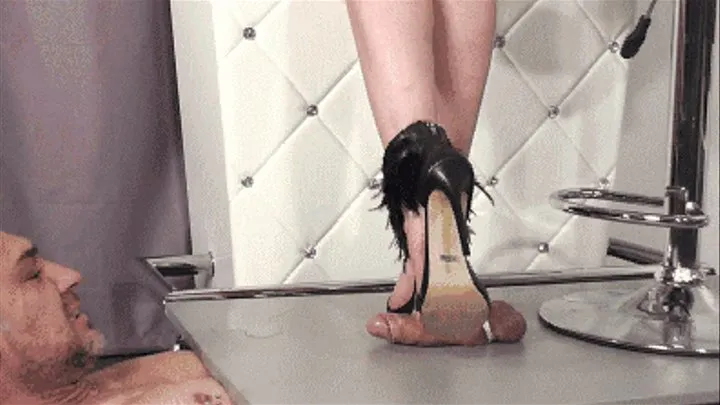 Lady Latisha's Perfect Sadistic Trampling Shoejob - Close Up 1 - Clip 4