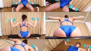 Weight Training for Bigger Booty! - Part 1 (Faster Download)