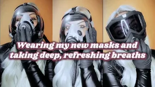 New masks - Taking deep breathing