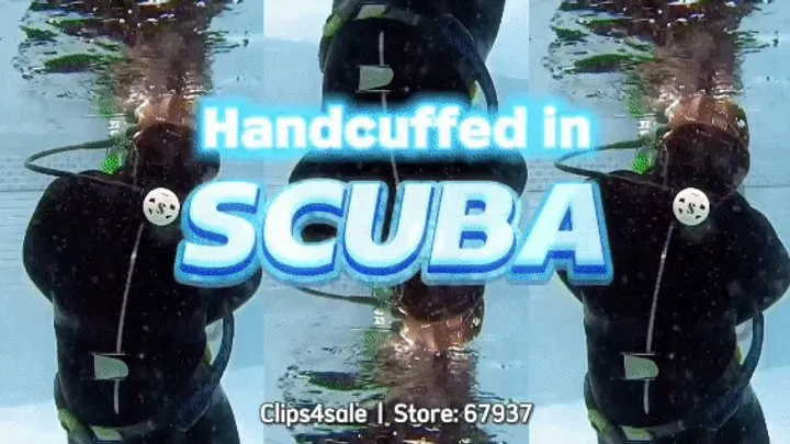 Handcuffed Scuba Girl