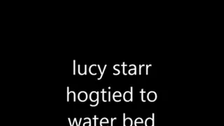 lucy starr hogtied to the water bed