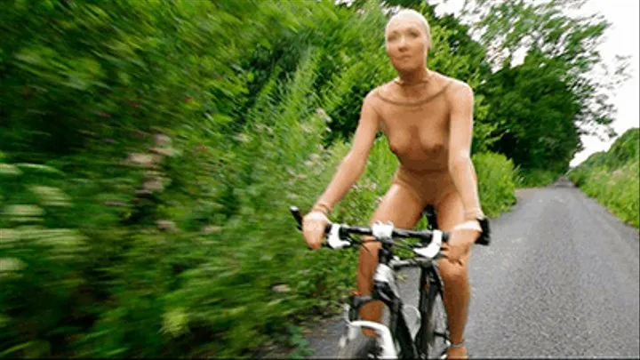 BIKING IN NYLON ENCASEMENT