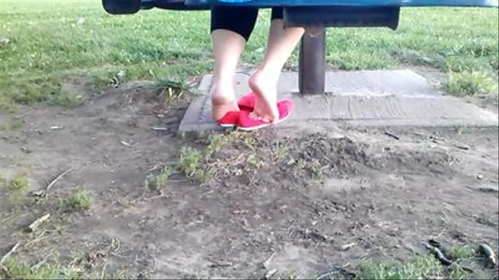 Shoeplay At The Park 4: RED Toms