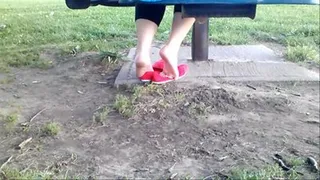 Shoeplay At The Park 4: RED Toms