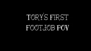Tory's First POV FootJob