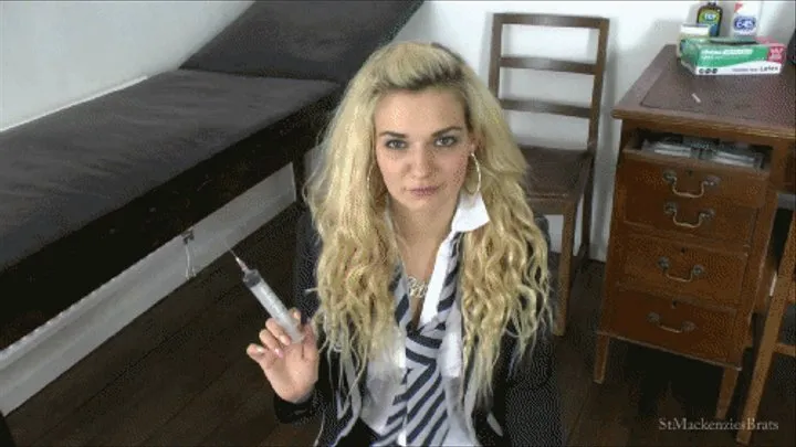 Cruel School Girl Dolly Injects Your Tiny Cock with a Shrivelling Solution