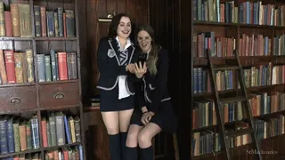 Cute School Girls Lola & Melissa Blackmail You Over Your Sordid Affair