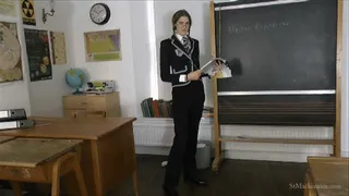 Nerdy School Girl Melissa Takes a Break from Studying to Strip & Tease You