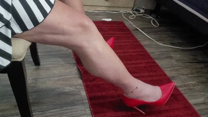 These Red Pumps were made for Pumping