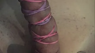 CBT POV cock tied and teased