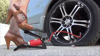 Flat Tire Foot Pump