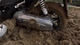 Mud Stuck Scooter