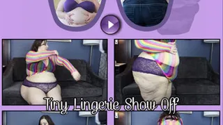 Tiny Lingerie Show Off