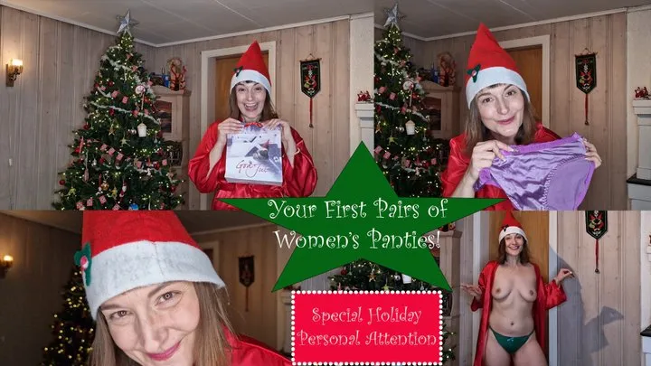 Secret Gift: Your Own Set of Women's Panties! POV Special Holiday Personal Attention