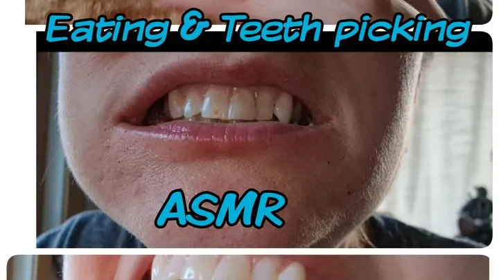 Eating & Using a Toothpick - ASMR