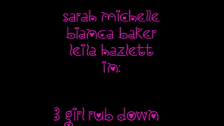 3 Girl Rub Down