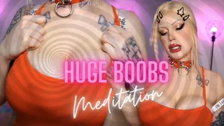 Huge boobs meditation