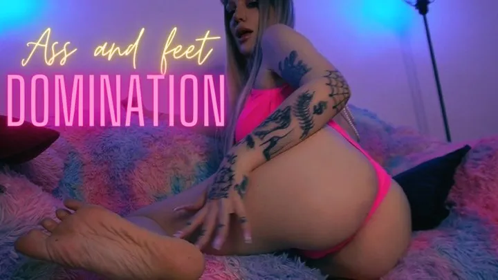 Ass and feet domination