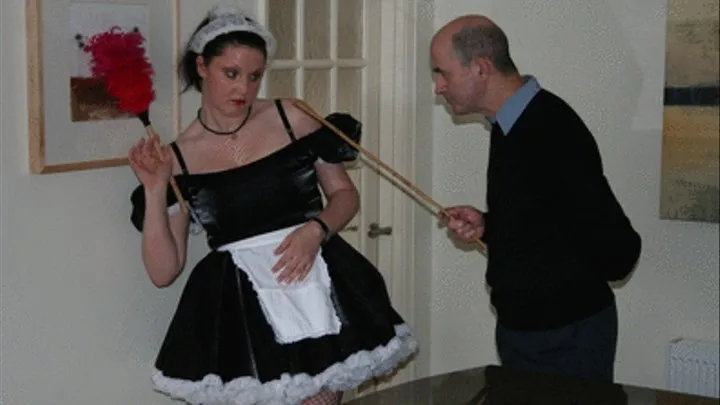 Clumsy Caroline Caned