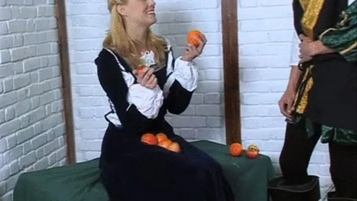 Bruised Peaches - A Medieval Market Square Spanking