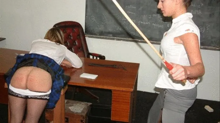 Behind The Bike Sheds - Part 2: Schoolgirl Spanking, Hand-Tawsing & Caning