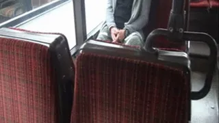 First Strapon fuck in bus -ANAL