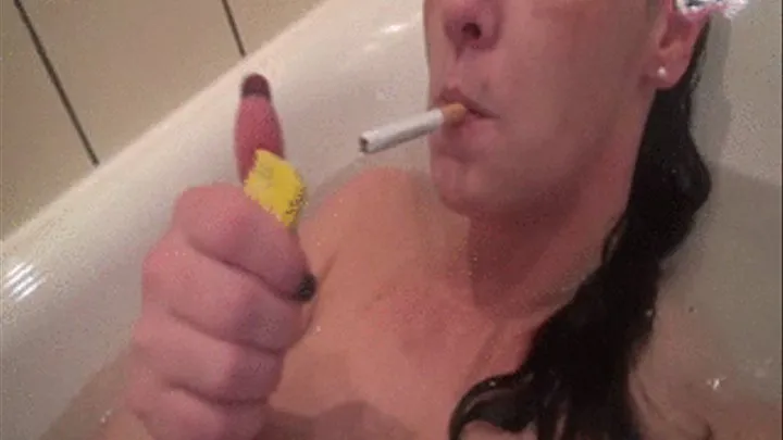 Smoking in the bathtub