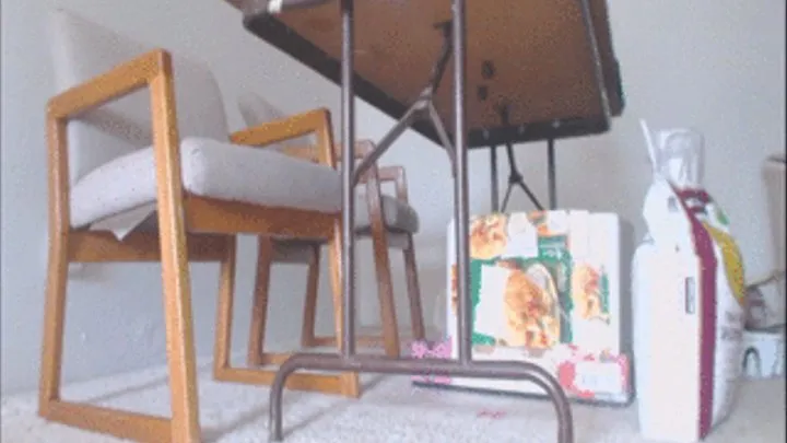 Stuck Under the Table! MP4