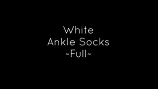 HD White Ankle Socks FULL