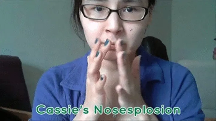 Cassie's Nosesplosion WMV