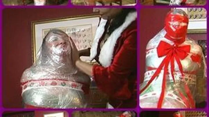 A Christmas encasement