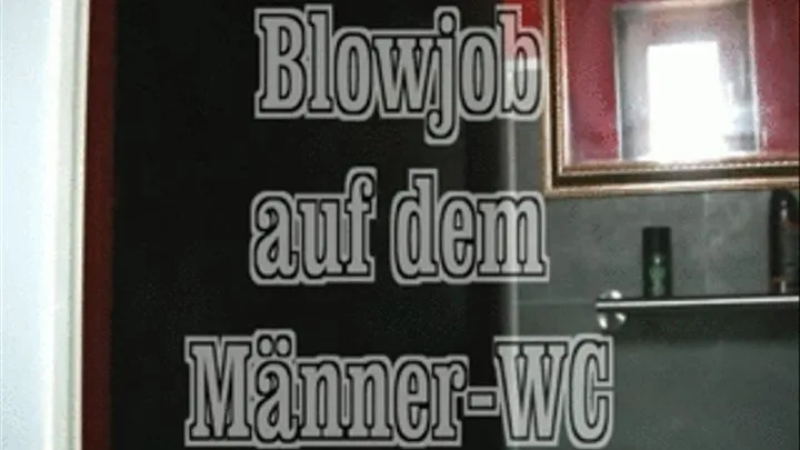 Blowjob auf dem Männer WC