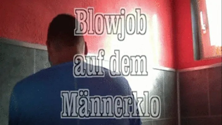 BJ auf dem Männerklo